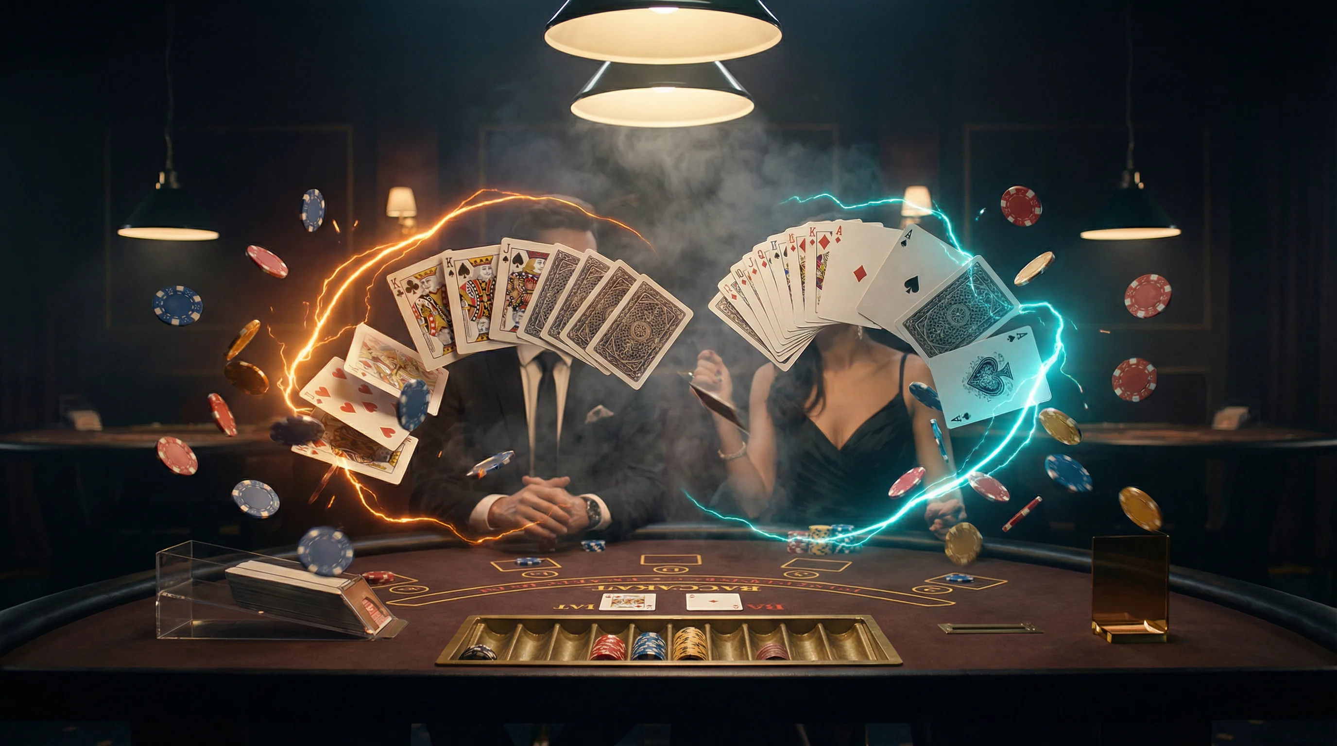 Bacará online BR788 duelo épico de cartas